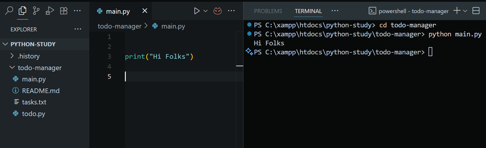 Starting fresh with Python